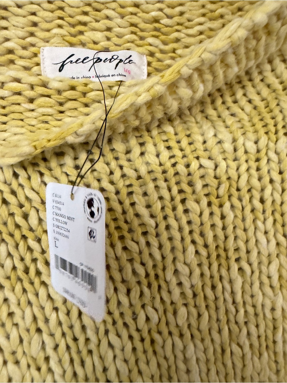 Free People Opal Rollneck Knit Sweater in Mango Mint - Picture 7 of 9